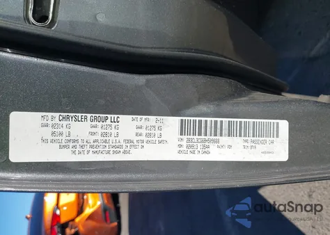 2011 Dodge Charger из США, поврежденный, VIN 2B3CL3CG6BH509668